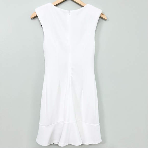 Fab’rik While Sheath Dress with Ruffle Trim at Bottom Size S - Picture 4 of 8